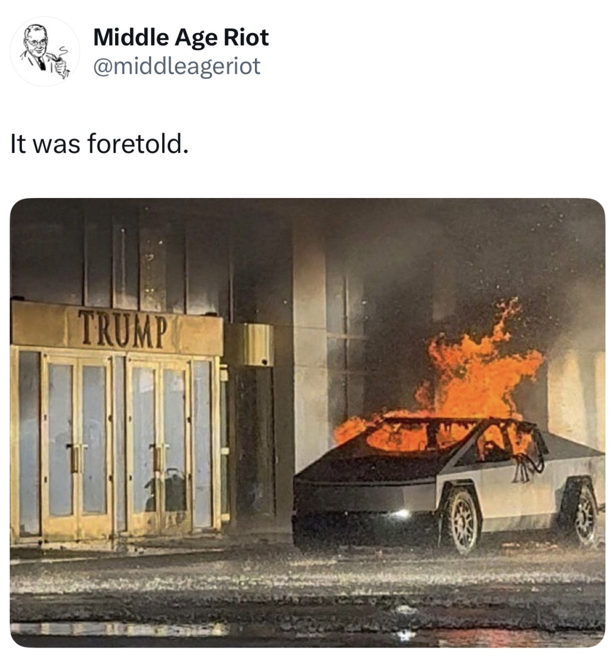 The prophecy is fulfilled